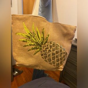Pineapple tote bag